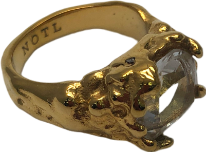 NTL Metallic Welded Gem Ring