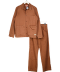Wrangler Brown 2-piecebrown Reaxed Fit Cargo Trousers (W29) And Shacket UK S