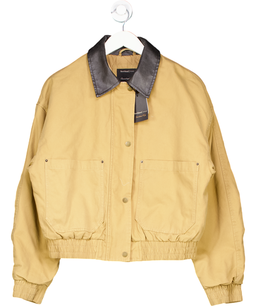 River Island Beige Western Romance Jacket UK 12