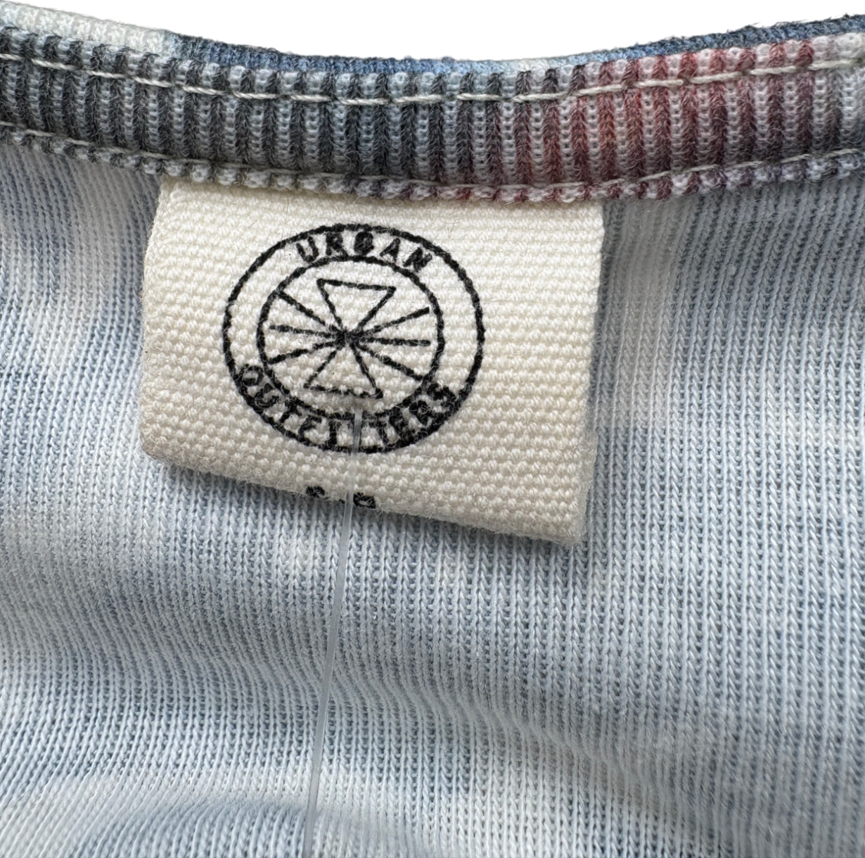 Urban Outfitters Blue Rodeo Hanky Hem Top UK S