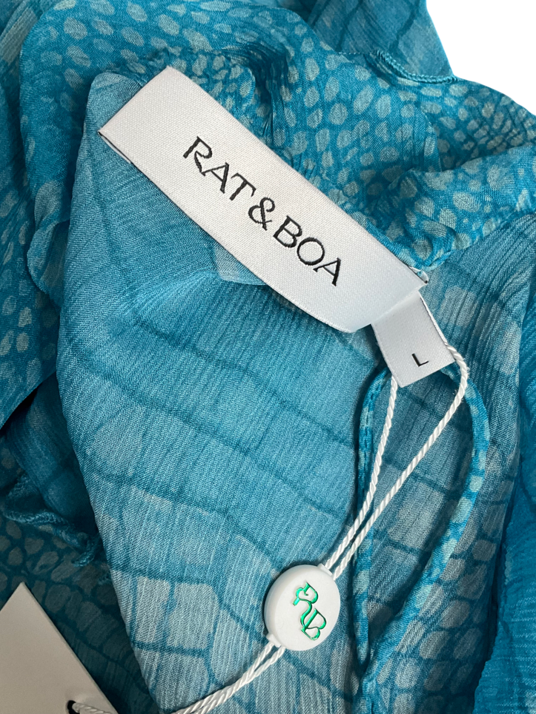 Rat & Boa Blue Havana Top UK L