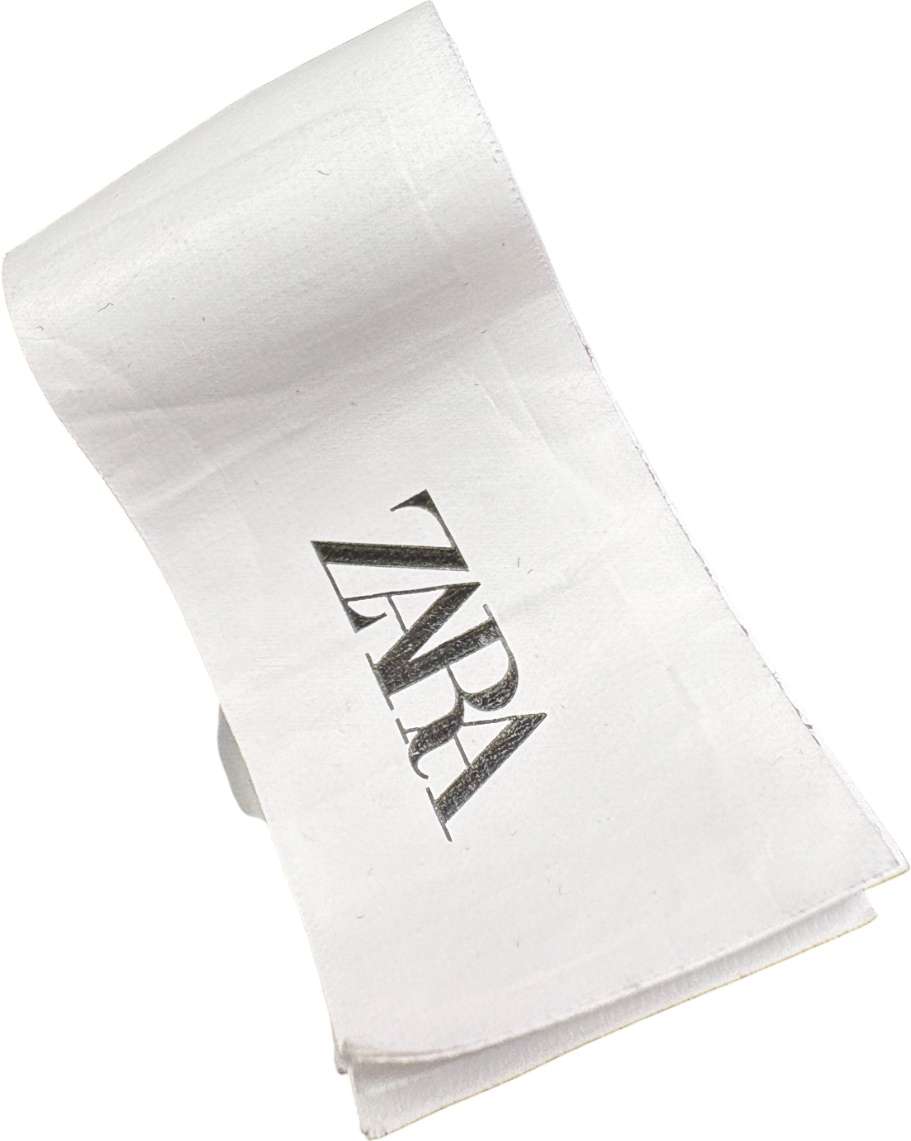 ZARA Black V Neck Cotton Blend Bodysuit UK S