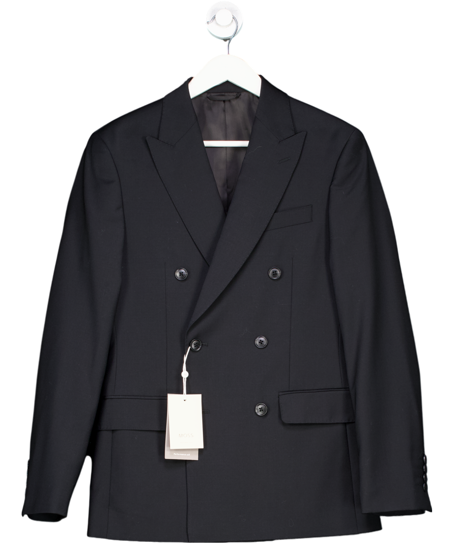 moss Tailored Fit Black Performance Suit UK 36" CHEST