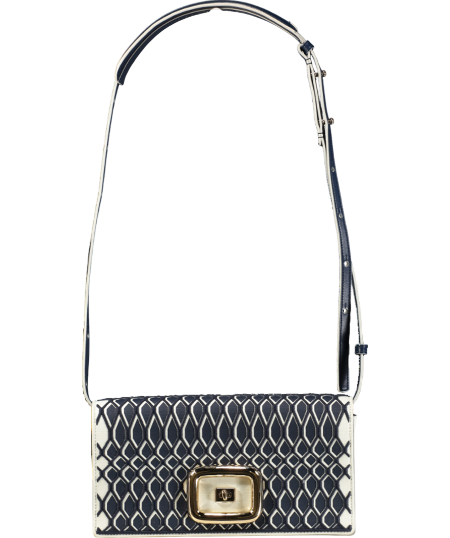 Roger Vivier Blue Illusion Logo Shoulder Bag