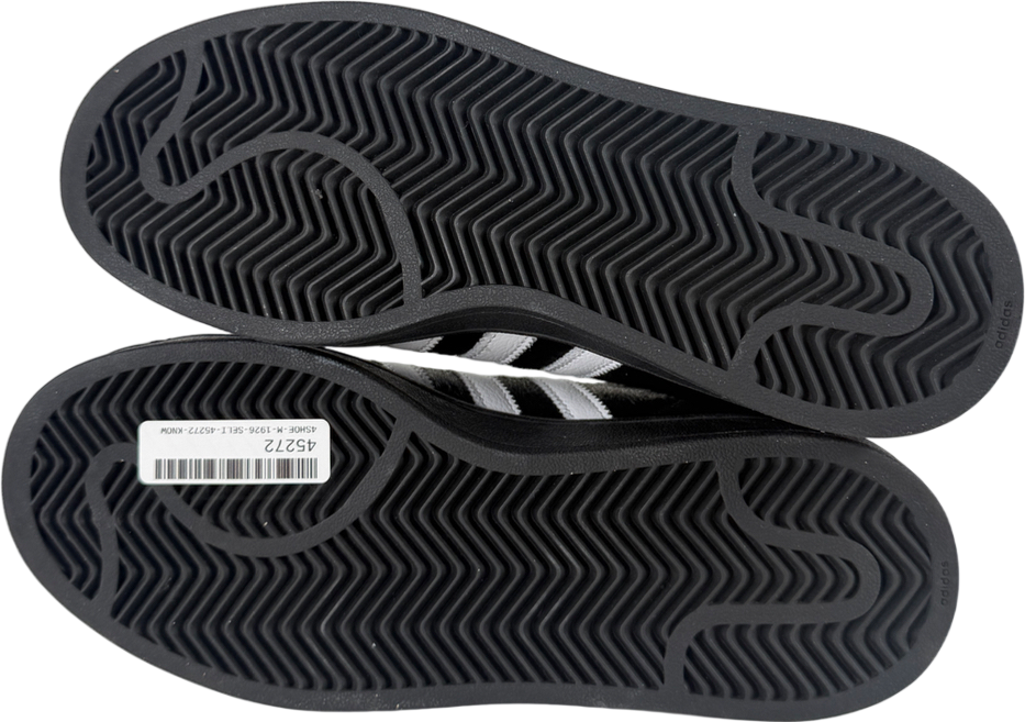 Adidas Superstar Ii Trainers Core Black White Black Pony UK 5.5 EU 38.5 👠