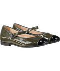 Christian Dior Green Mary Jane Ballet Flat UK 8 EU 25 👼
