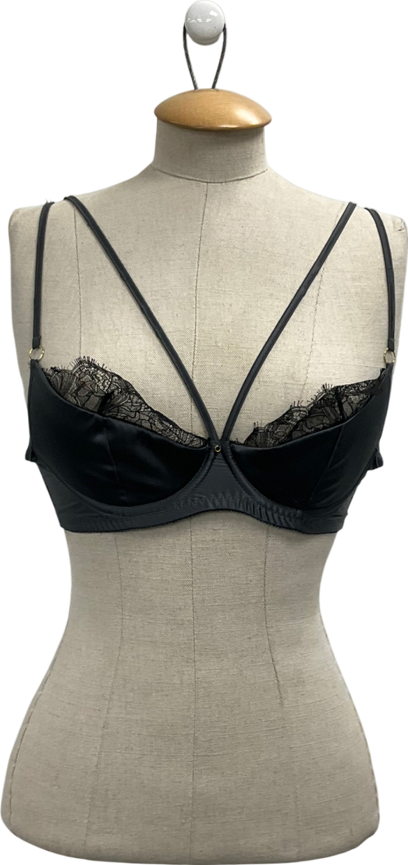 Edge of Beyond Black Marinette Bra UK 32C