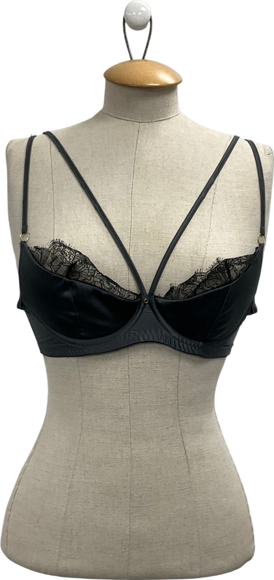 Edge of Beyond Black Marinette Bra UK 32C