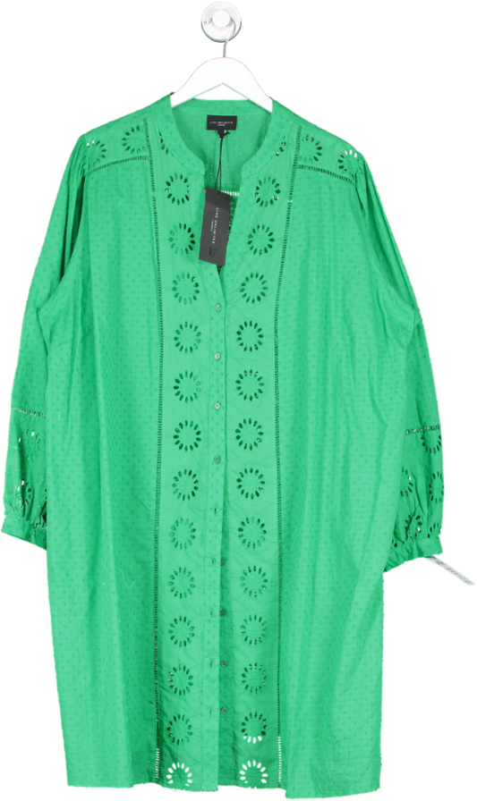 live unlimited Green Brodiery Shirt Dress UK 26