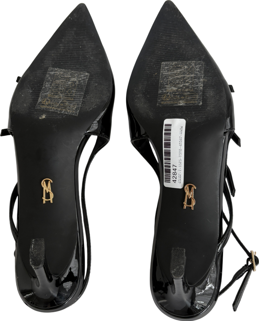 STEVE MADDEN Black Liana Patent Pumps UK 6 EU 39 👠