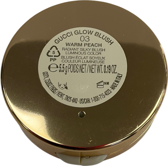 Gucci Glow Powder Blush 03 Warm Peach 5.5g