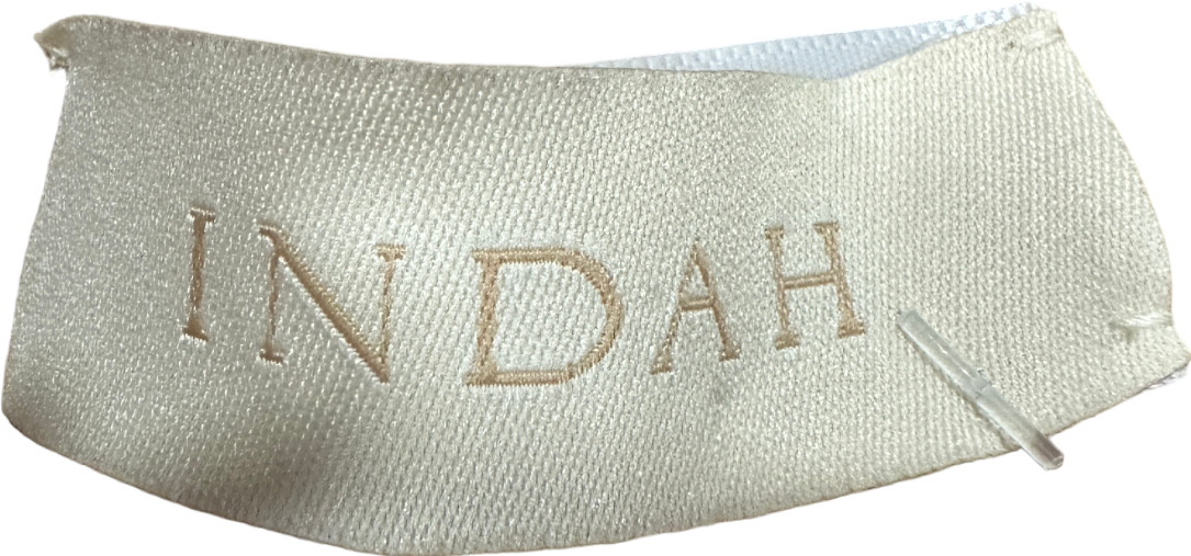 Indah Beige Handcrochet Dress S