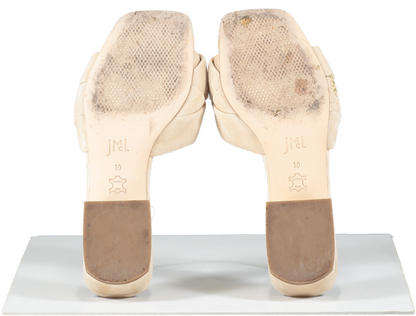 J.McLaughlin Beige Hanna Suede Mules UK 8 EU 41 👠