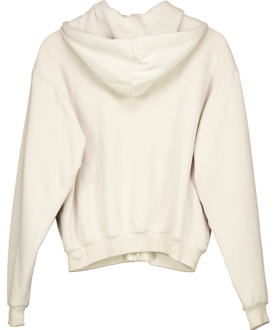SKIMS Beige Classic Zip Up Hoodie UK M