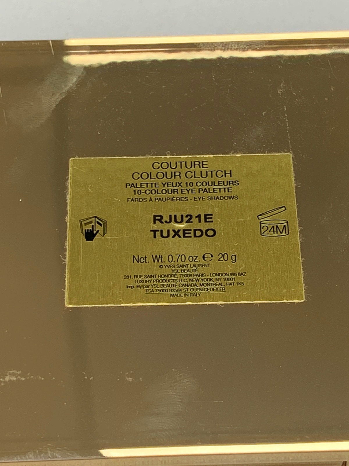 Yves Saint Laurent Couture Colour Clutch Palette 4 Tuxedo 20 g