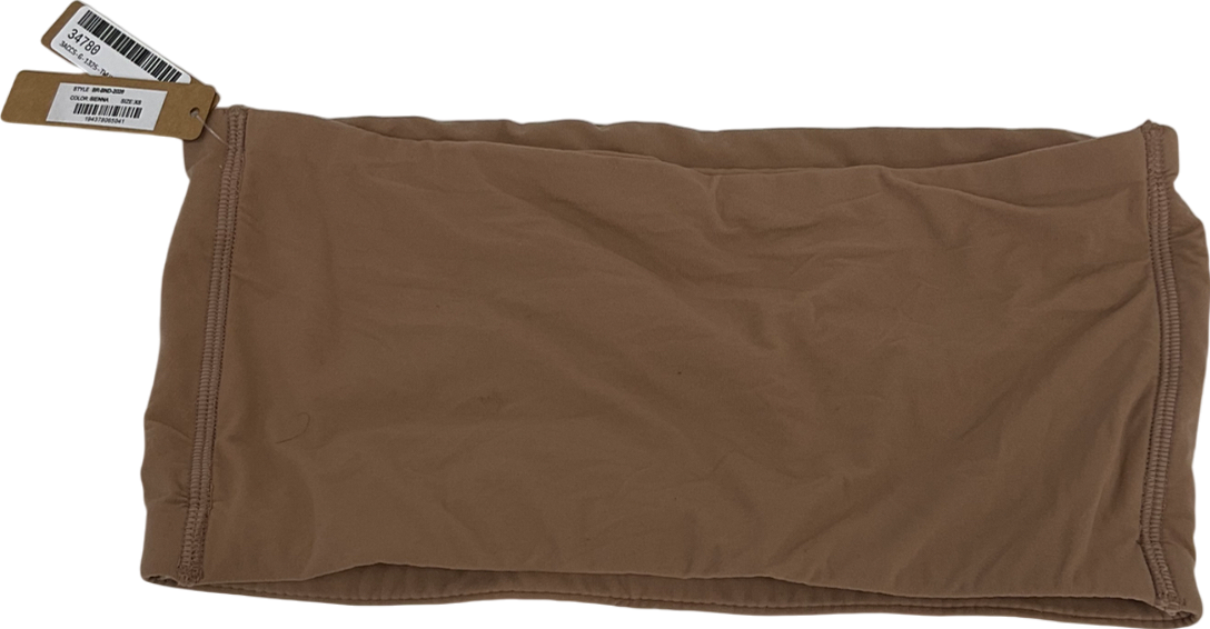 SKIMS Nude Bandeau Top In Sienna UK XS
