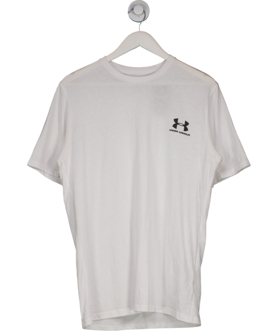 Under Armour White Challenger Men's Training Short Sleeve UK M