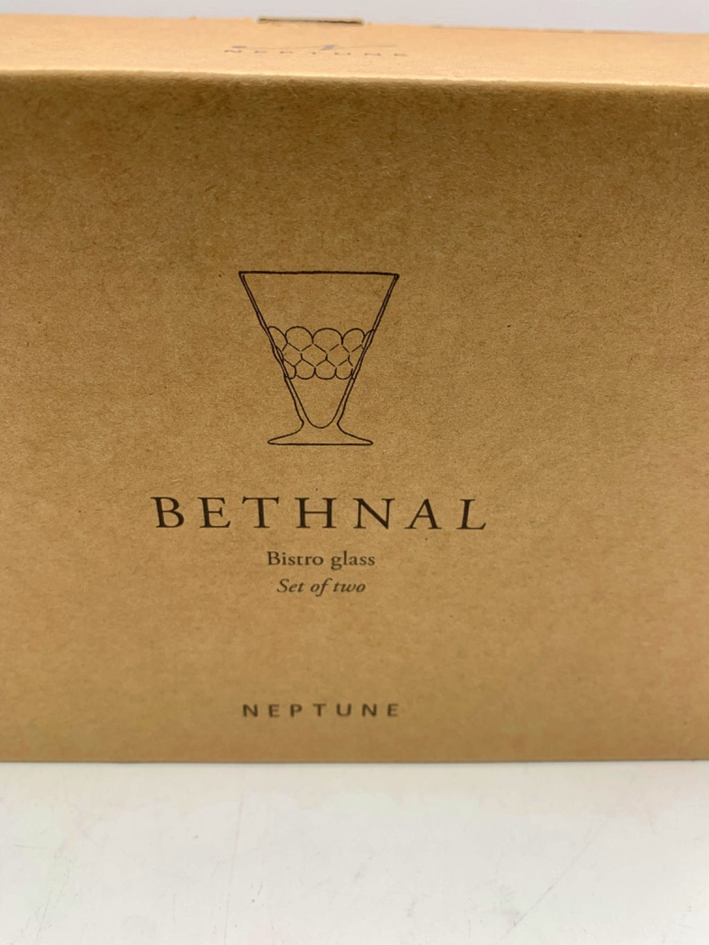 Neptune Clear Bethnal Bistro Glass Set of Two