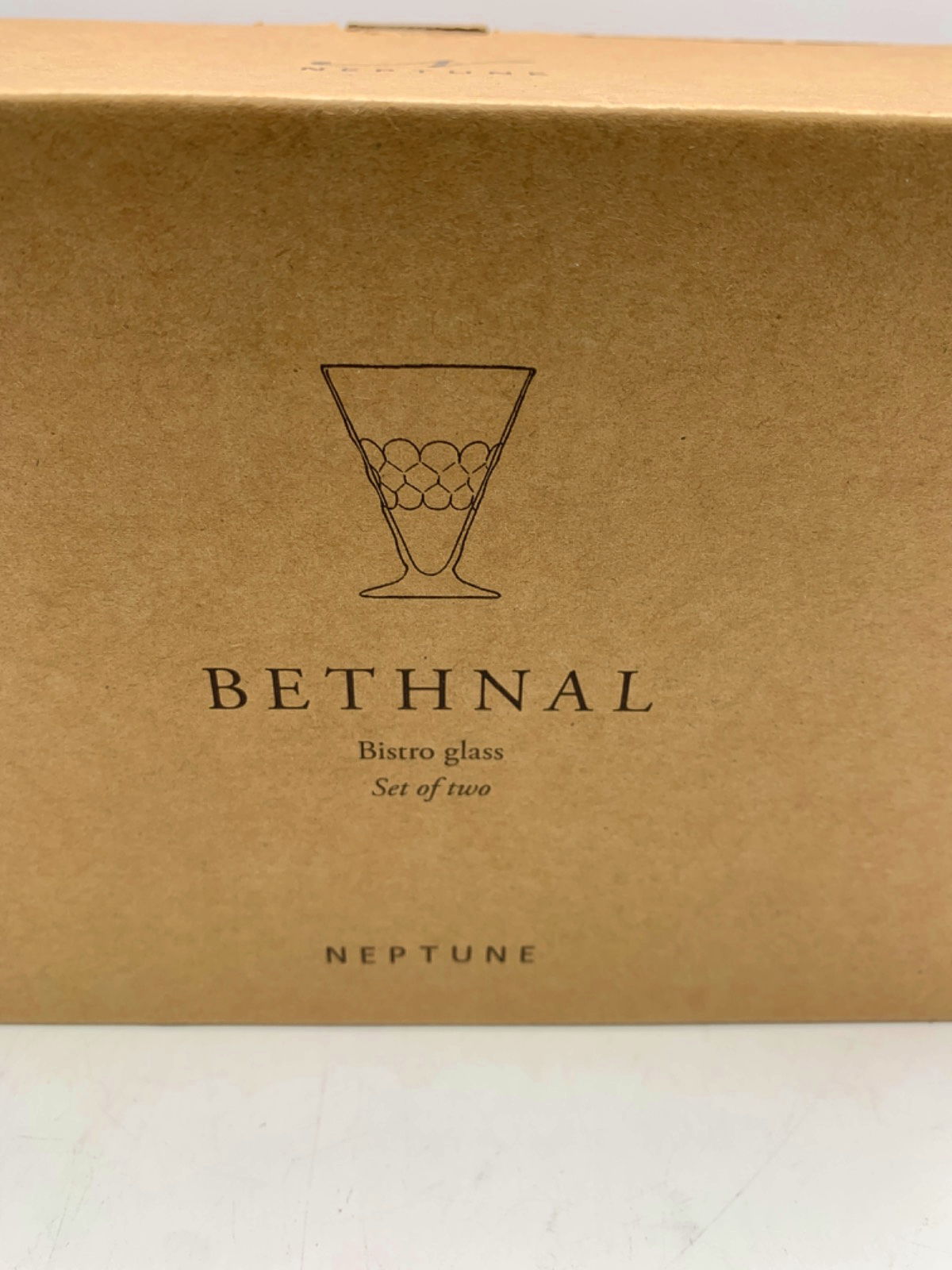 Neptune Clear Bethnal Bistro Glass Set of Two