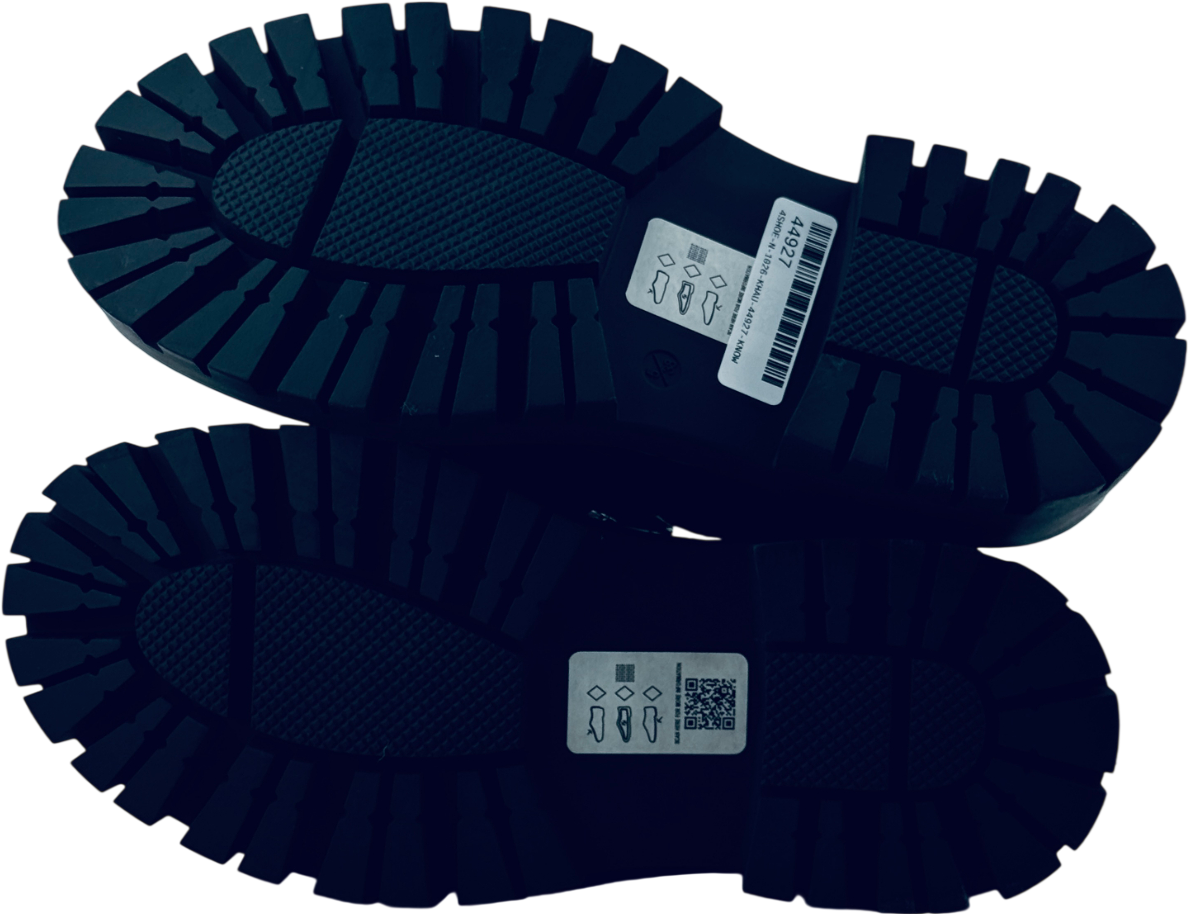 TOPSHOP Lottie Chunky Loafer In Black Croc UK 5 EU 38 👠