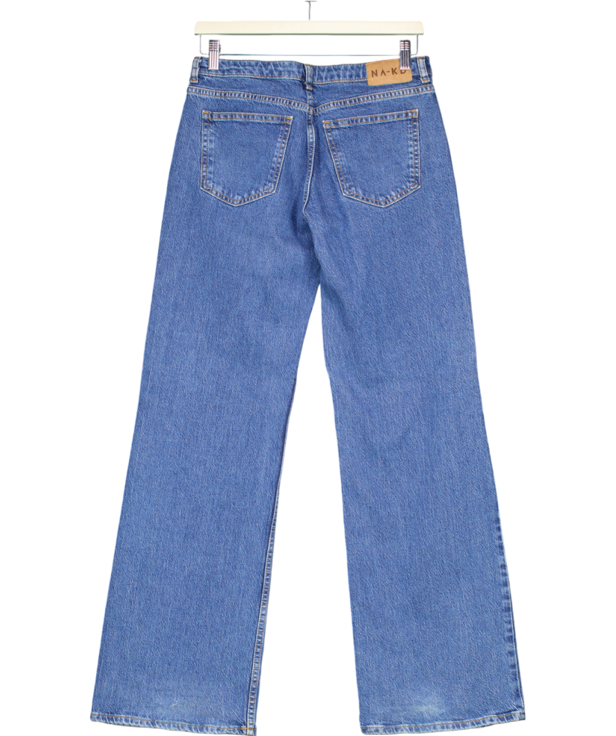 NAKD Blue Mid-blue Straight Leg Low Waist Jeans UK 6