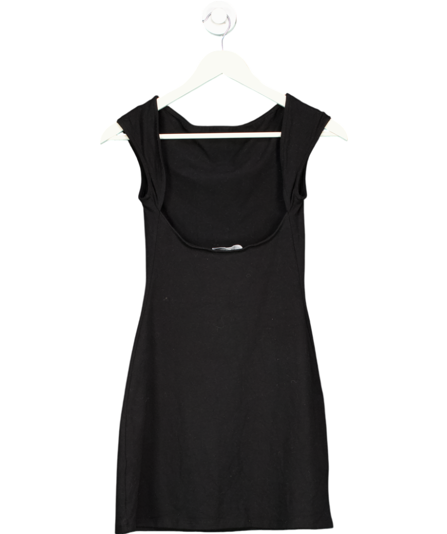 Reformation Black Soleil Knit Dress UK 8