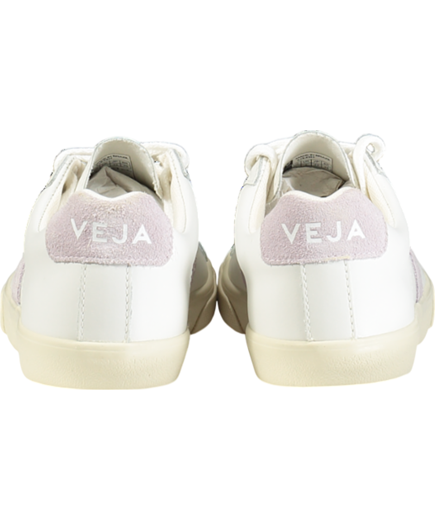 VEJA White Esplar Trainers White/lavender Suede UK 4 EU 37 👠