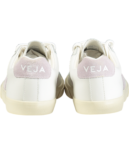 VEJA White Esplar Trainers White/lavender Suede UK 4 EU 37 👠