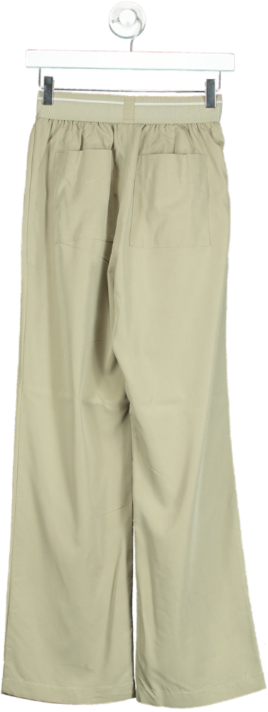 Varley Beige Riggs Loose Fit Pant Supersoft Twill UK XS