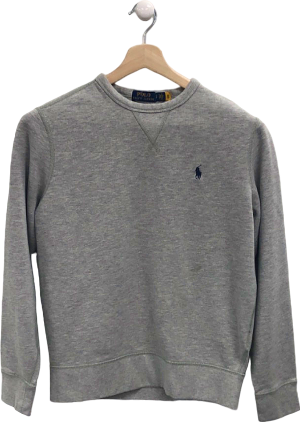 Polo Ralph Lauren Grey Crew Neck Sweatshirt UK S