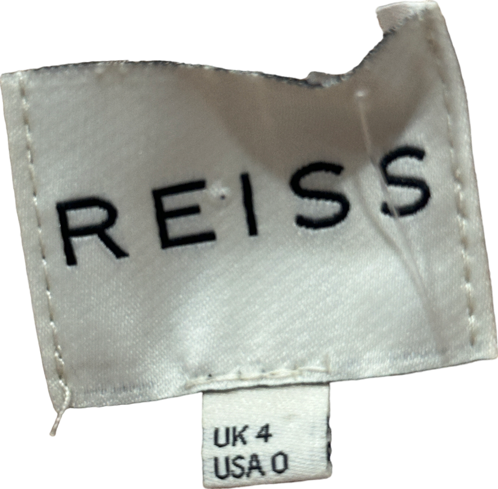 Reiss Beige Draped Dress UK 4