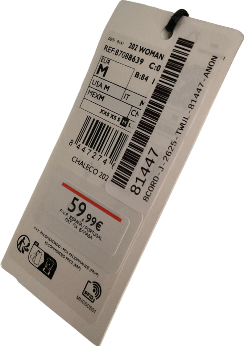 MANGO Cream 2-piece 100% Linen Sleeveless Waistcoat Trouser Suit UK M