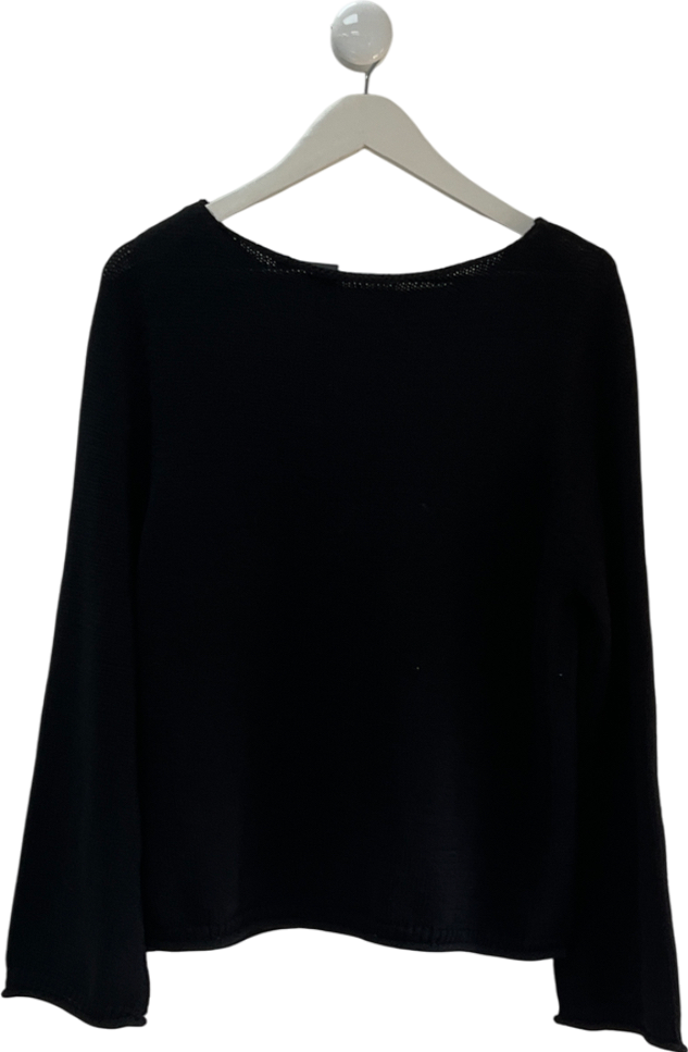 nobodys child Black Slash Neck Knitted Jumper UK 18