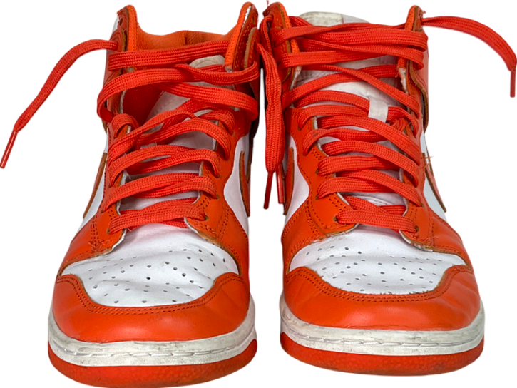 syracuse dunk high white laces
