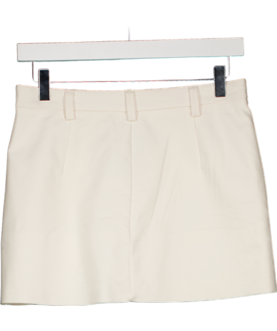 Stradivarius Cream Mini Skirt UK 8