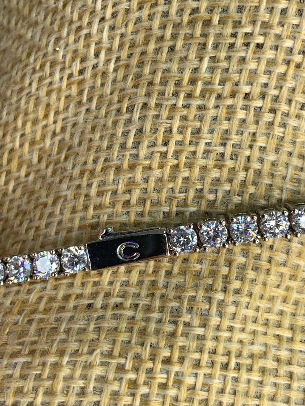 Silver Tennis Necklace