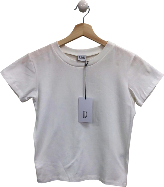 Laud White Short Sleeve T-Shirt UK S