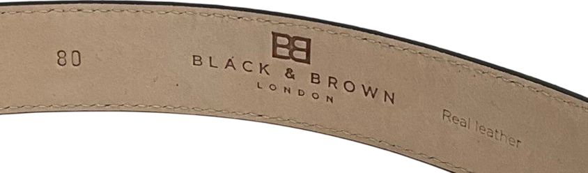 black & brown Brown Naomi Leather Belt W32