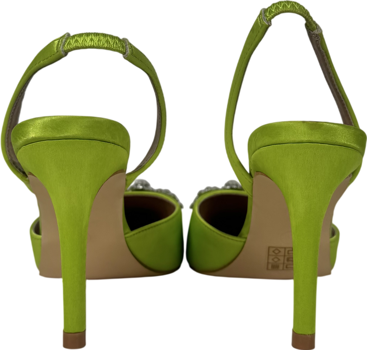 Coast Green Mid Heel Slingback Pumps UK 6