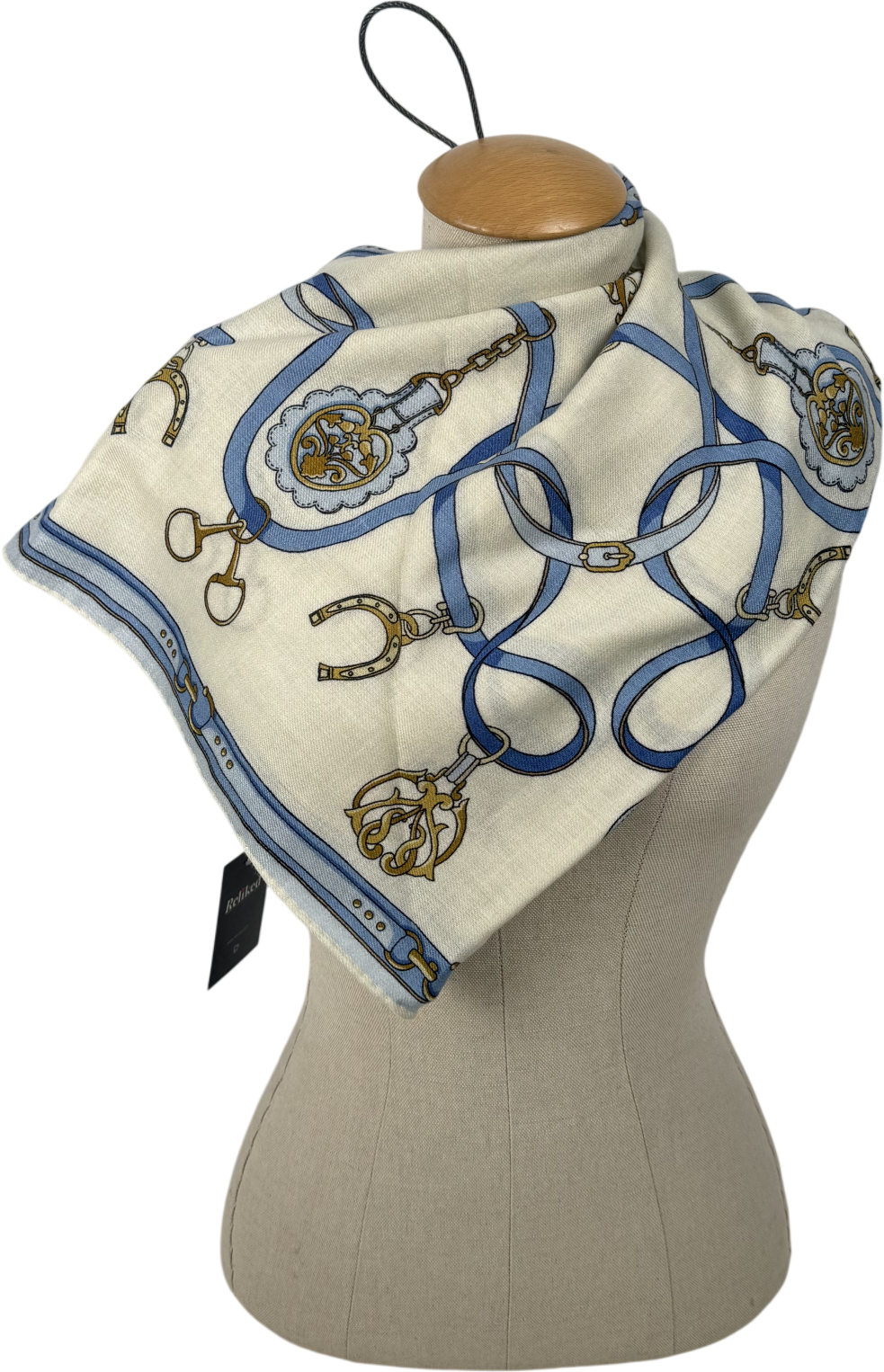 J.McLaughlin Cream Cashmere Scarf One Size