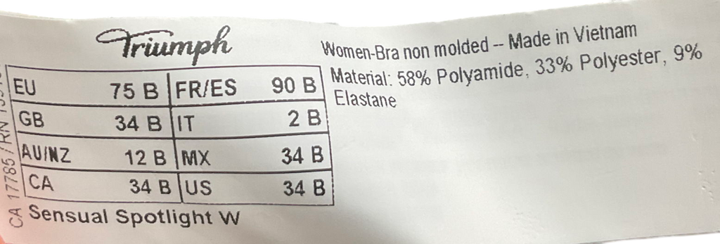 Triumph Purple Sensual Spotlight UK 34B