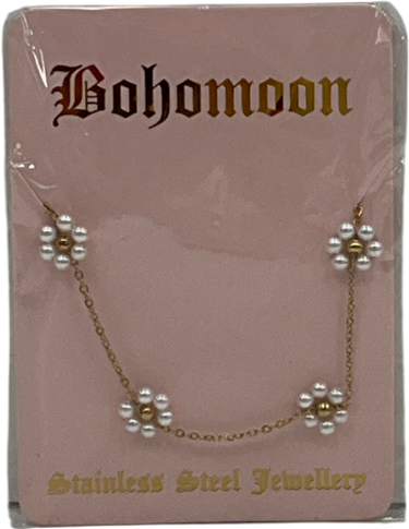 bohomoon Metallic Spellbound Pearl Choker One Size