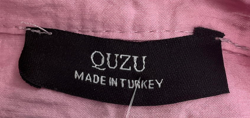Quzo Pink Oversized Shirt UK M
