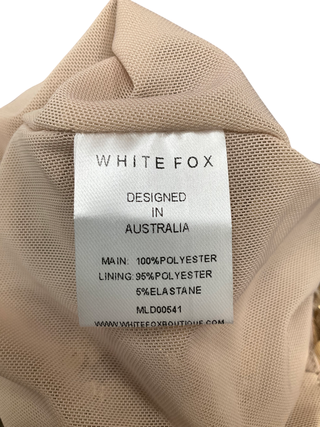 White Fox Green Stepping Out Sequin Mini Skirt UK M