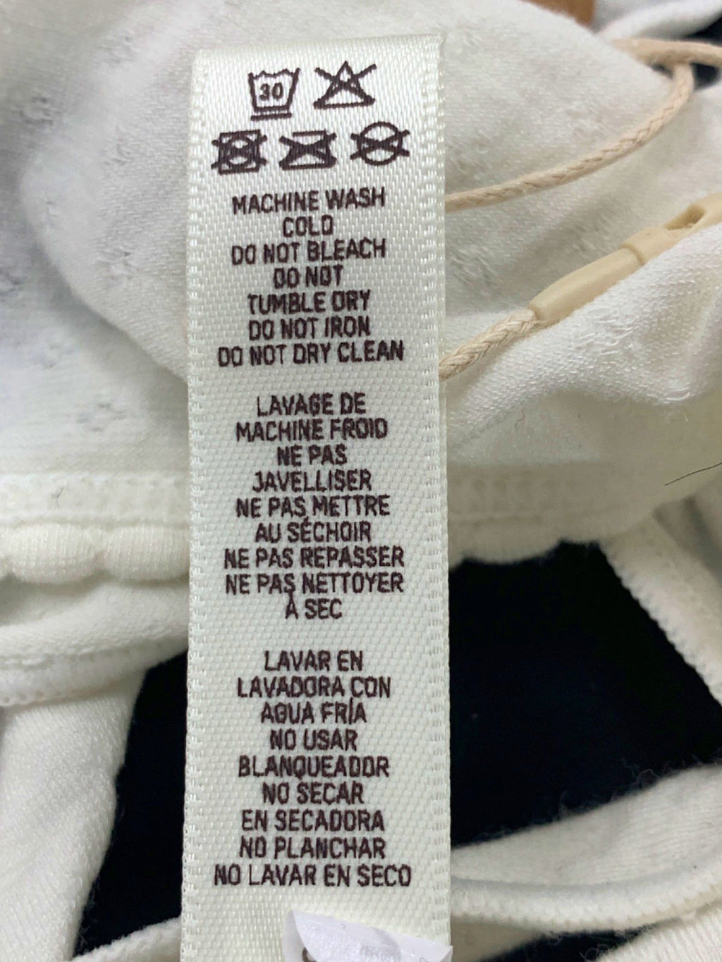 Skims Marble Micro Pointelle Scoop Bralette UK S/M