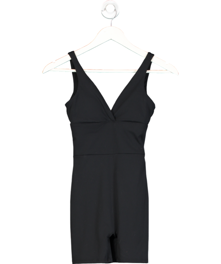 T/ALA Black Dayflex Built-in Support V Neck Unitard UK XS