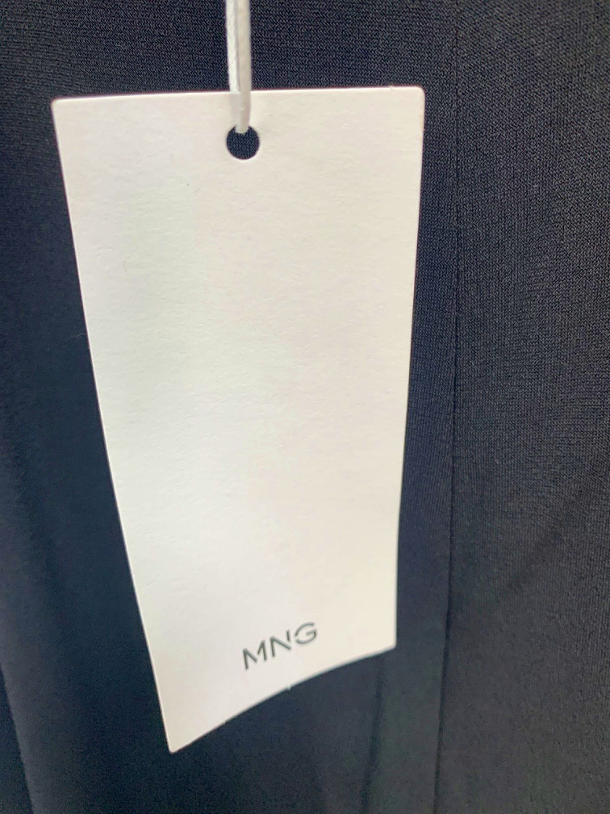 Mango Black One-Shoulder Mini Dress UK S