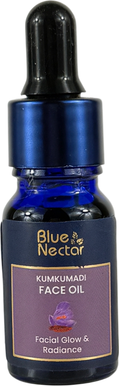 BLUE NECTAR Kumkumadi Oil For Face, Ayurvedic Saffron Face Serum For Women & Men | Collagen & Anti Aging Serum For Mature Skin | Anti Wrinkle Facial Oil 10ml