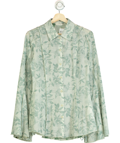 Holzweiler Green Valery Print Shirt UK S