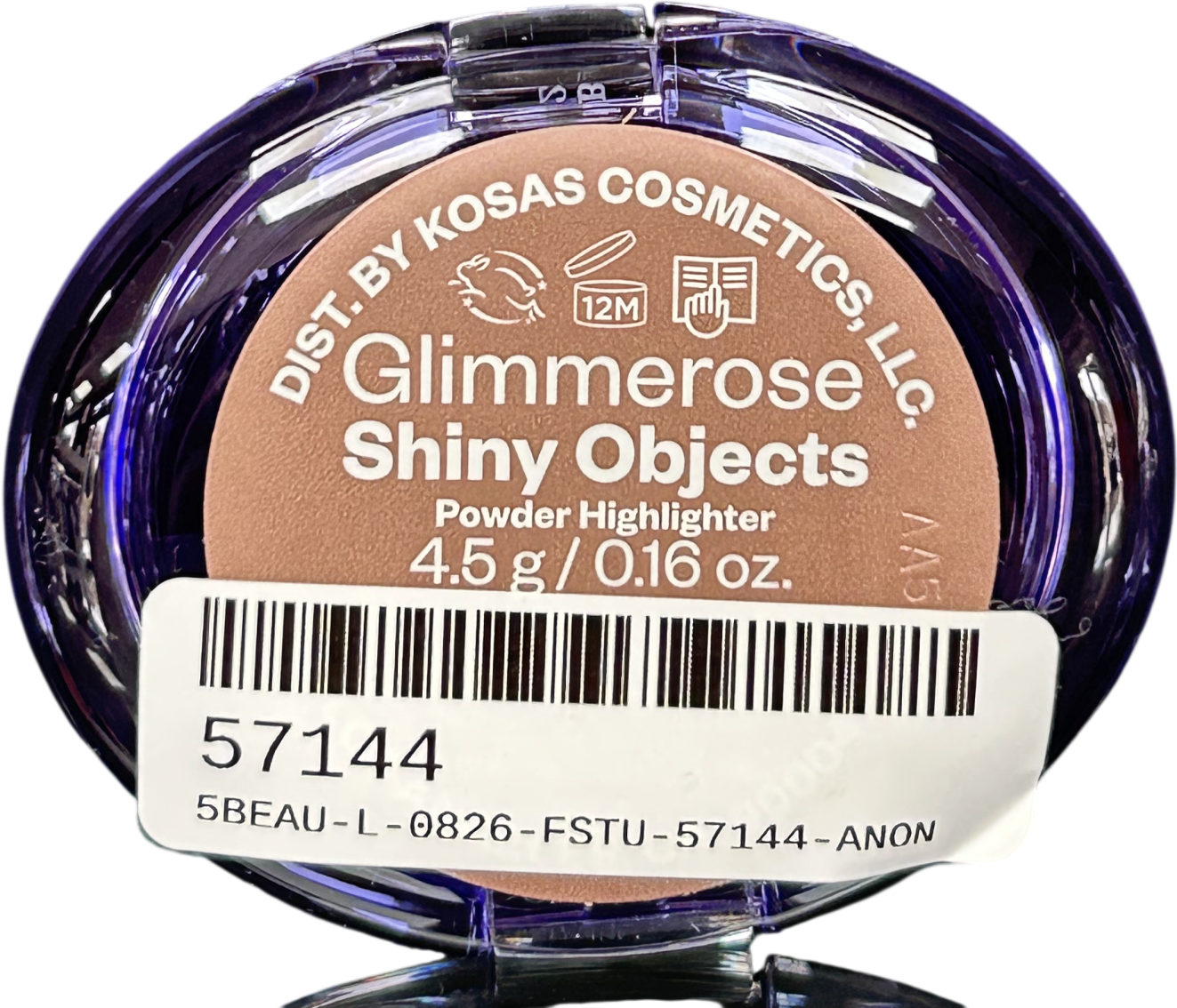 Kosas Shiny Objects Wet Glisten Powder Highlighter Glimmerose 4.5g